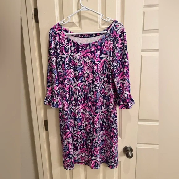 Lilly Pulitzer long sleeved dress. Size Large - Picture 1 of 5